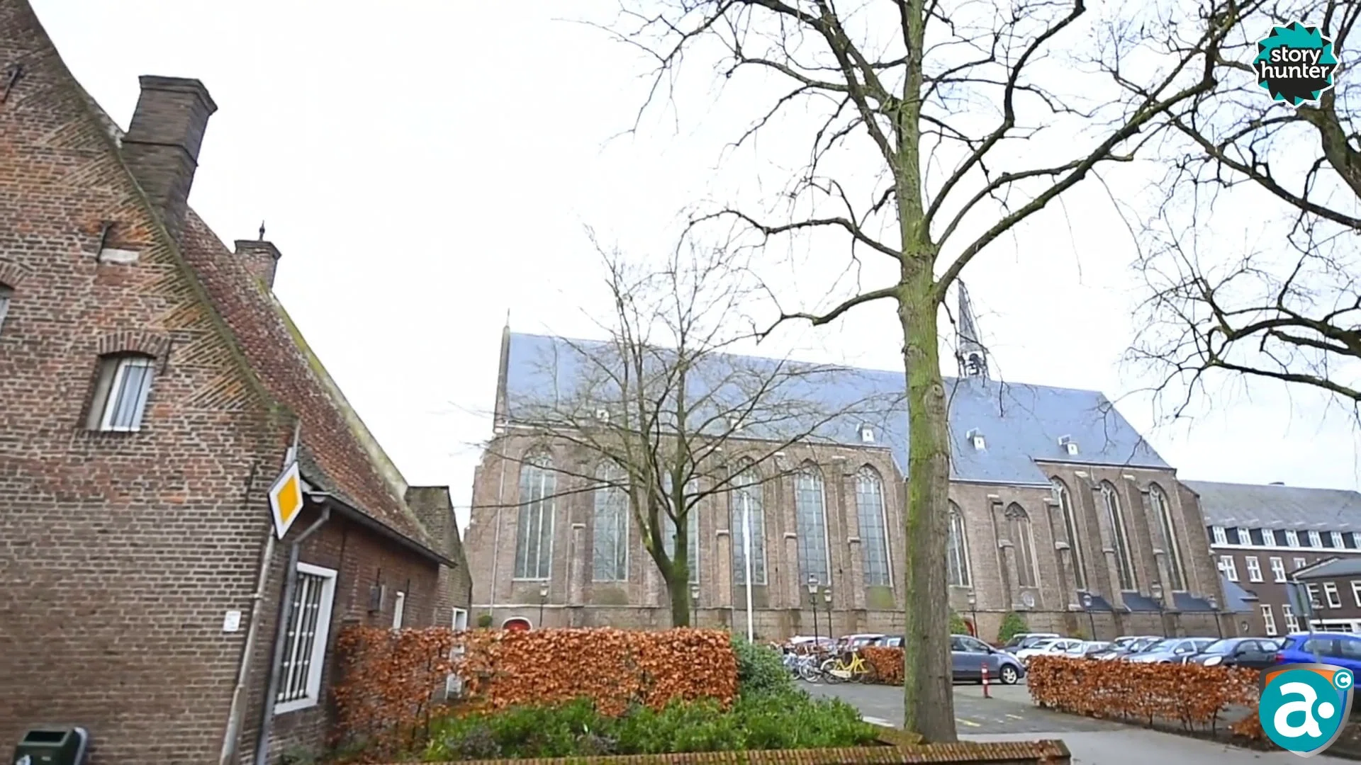 Archiefbeeld bij de herontdekking van een verborgen ruimte in de Paterskerk