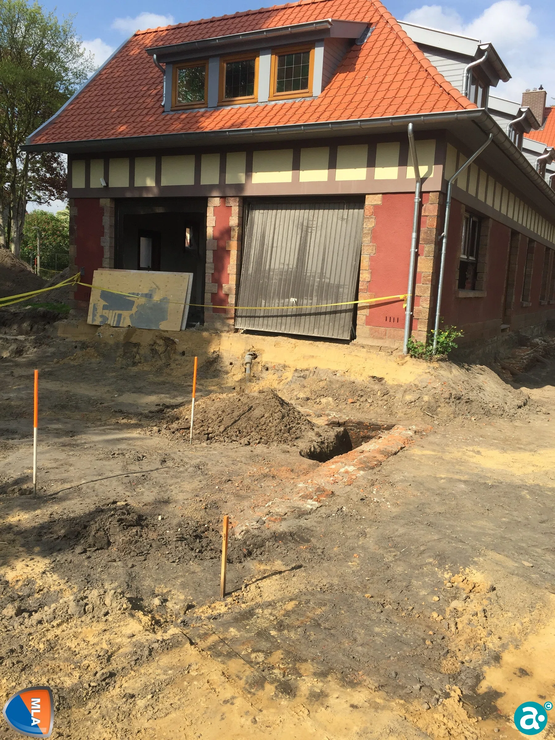 Muurresten voormalige Tiendschuur