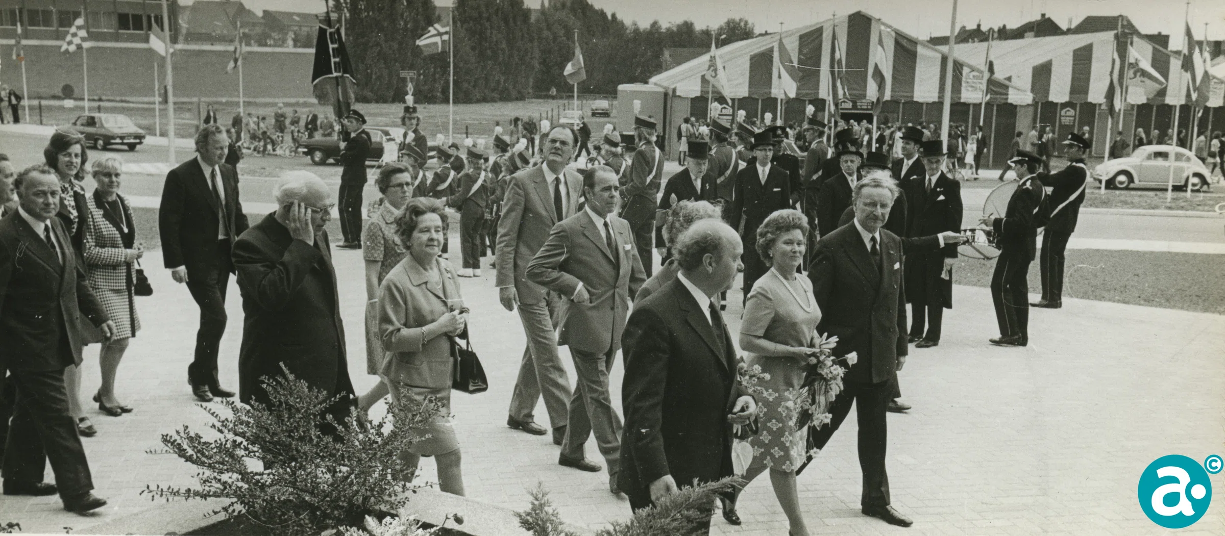 September 1972 het hoofdkantoor van bouwonderneming Wilma wordt geopend