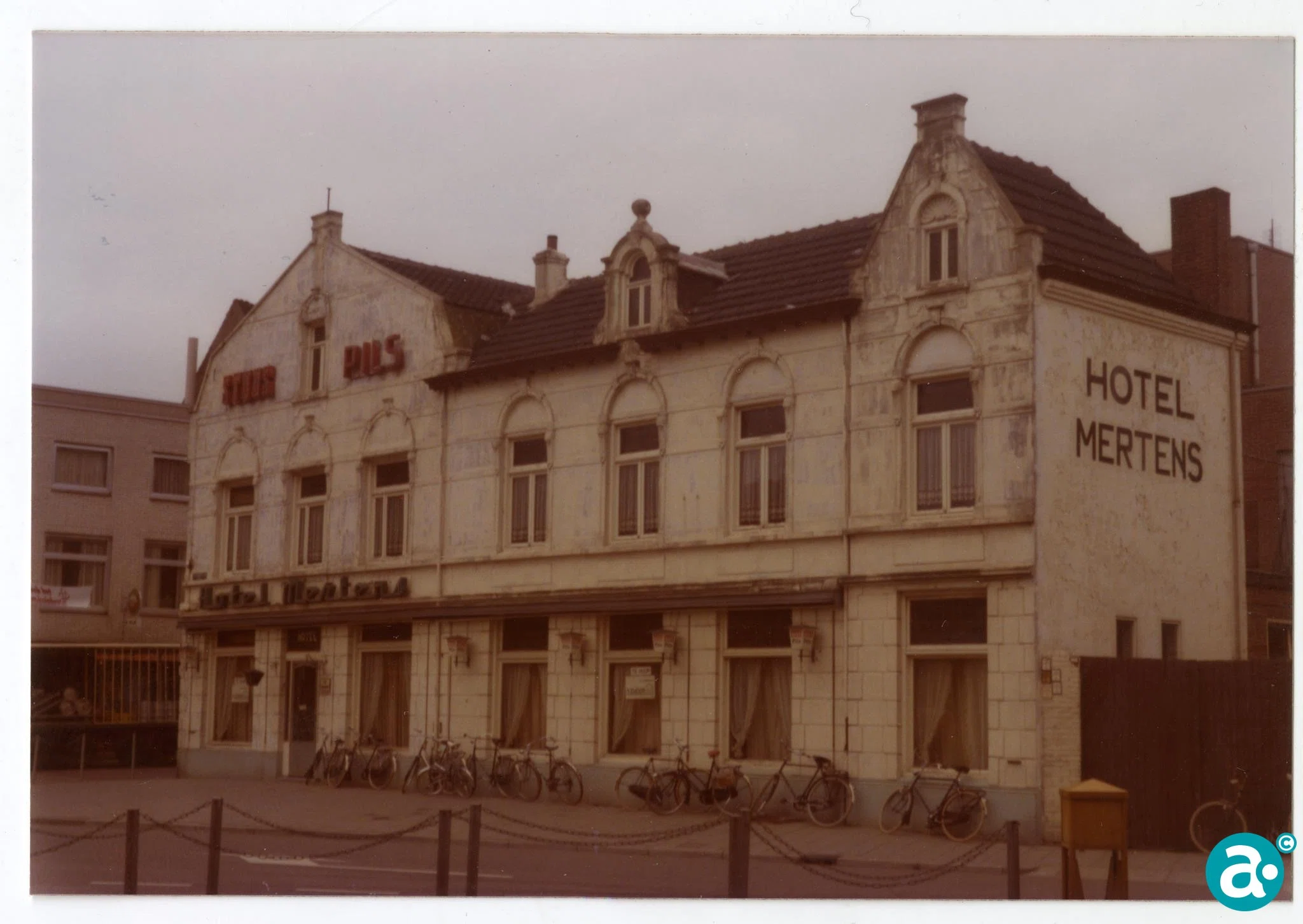Het hotel van de familie Mertens.