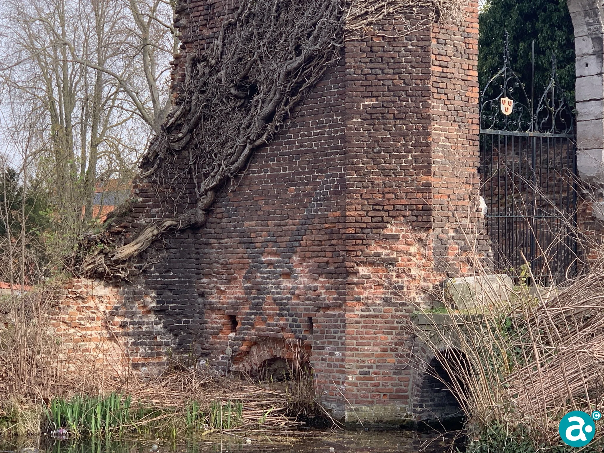 Het maalkruis van kasteel de Nijenborgh