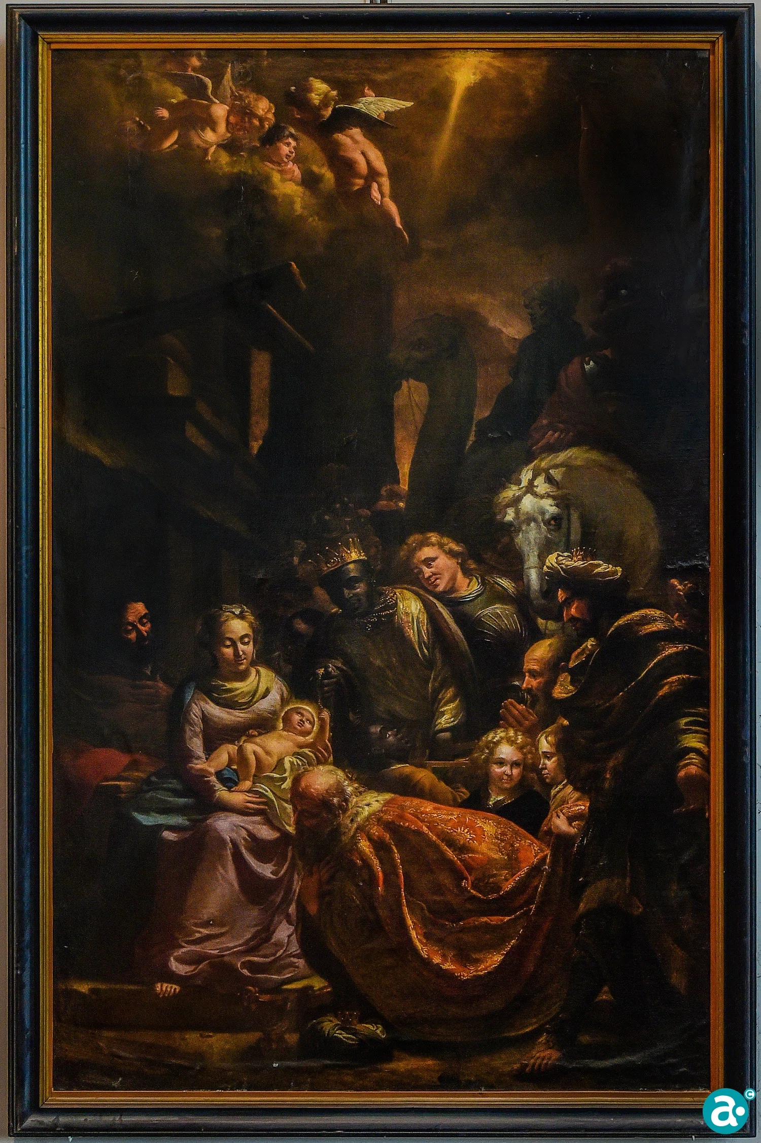Schilderij de Aanbidding van de koningen